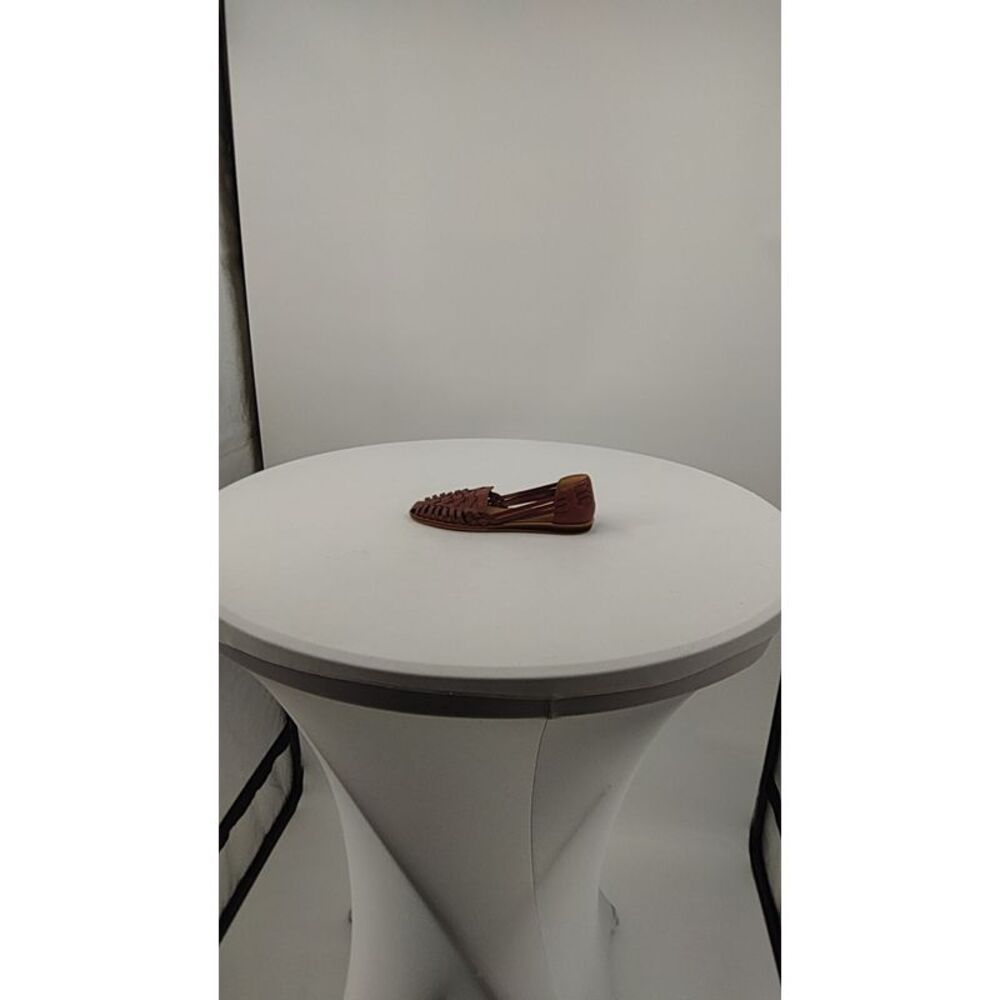 Quince 100% Leather Huarache Flat Brandy Shoes 5.5
